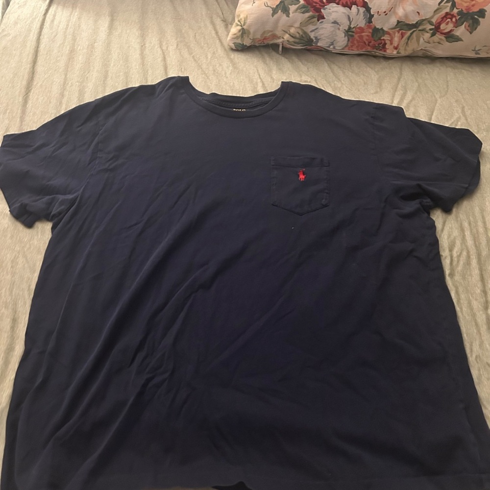 Polo Ralph Lauren Dark Blue Tee with Red Logo